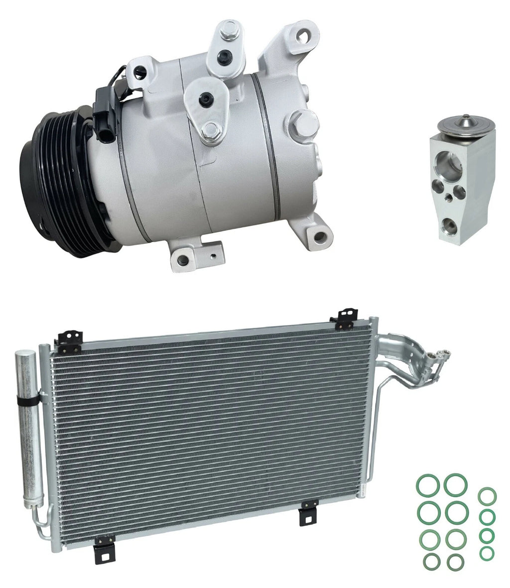AC Compressor Kit With Condenser for Mazda 6 2.5L (2018–2018)