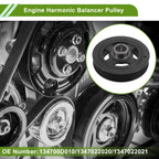 Engine Harmonic Balancer Crankshaft Pulley for Toyota Matrix (2003–2008) No. 13470-22021