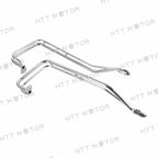 Chrome Saddlebag Twin Rail Guard Support Kit for Harley Touring (2009–2013)