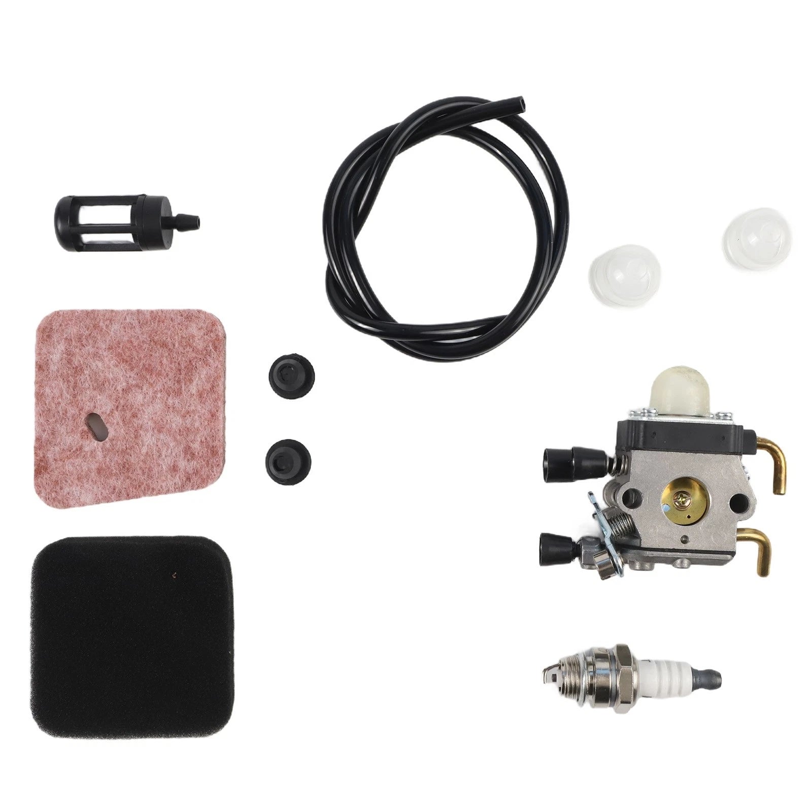 Carburetor Air Filter Fuel Line Kit for Stihl HS45 FC55 FS310