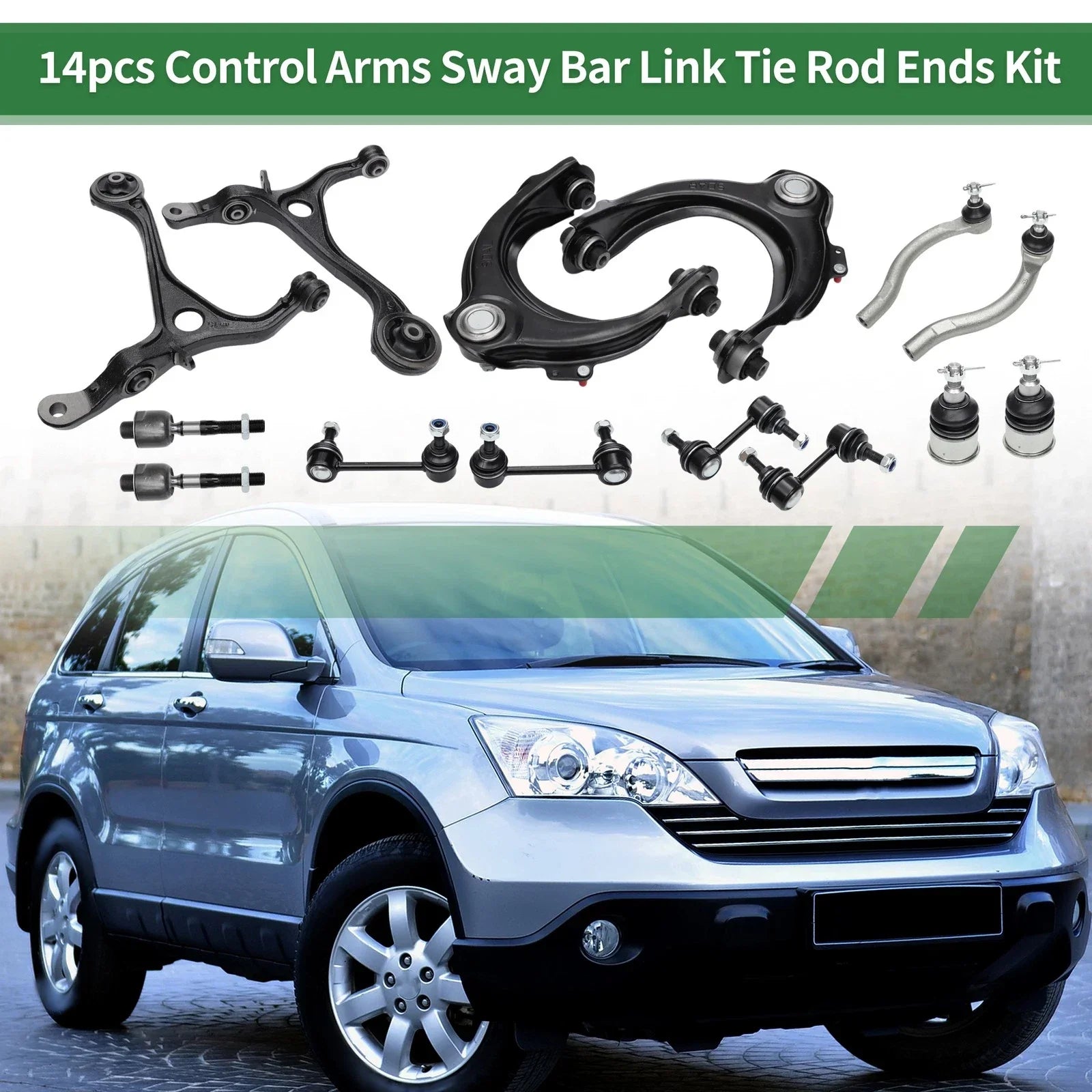 14 x Front Suspension Control Arm Kit for Honda Accord (2003-2007)