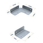 Photovoltaic Mounting Brackets for Boats RVs Yachts (Silver)