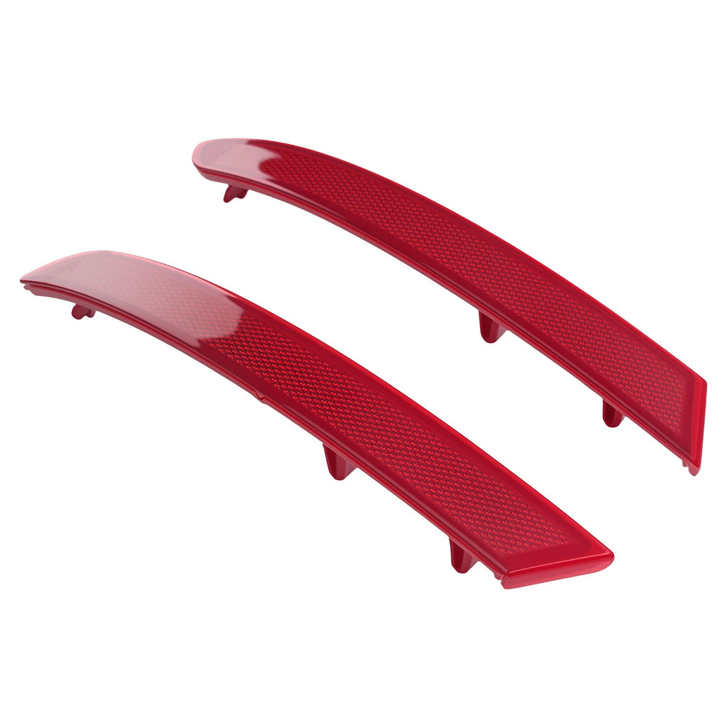 Bumper Reflector Set for BMW X3 G01 M40i xDrive30e (2018–2021) Red ABS