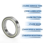 Deep Groove Ball Bearing P6 for Scooter Skateboard Wheel (50x72x12mm)