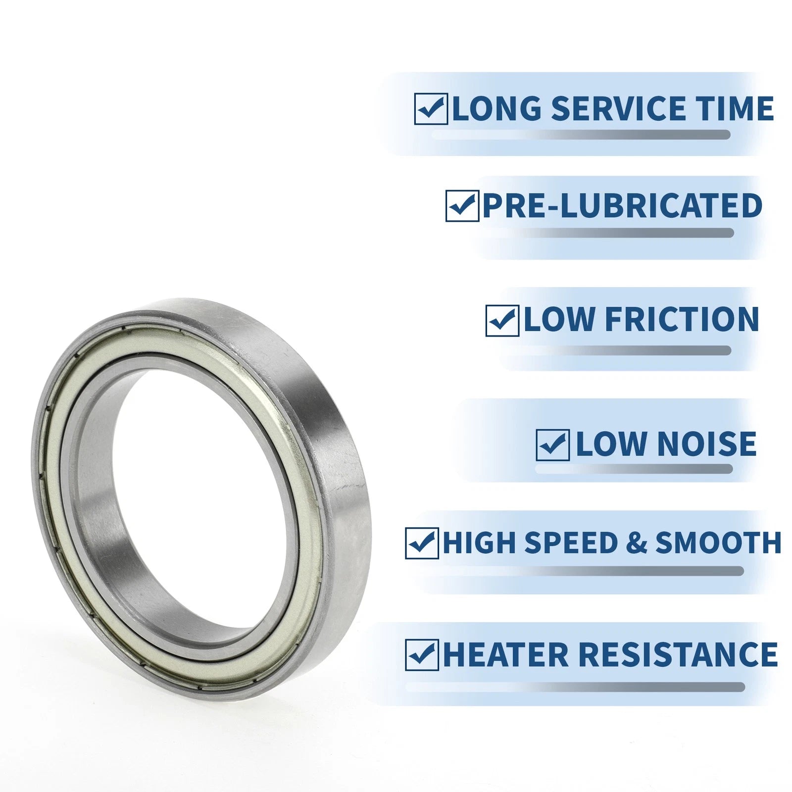 Deep Groove Ball Bearing P6 for Scooter Skateboard Wheel (50x72x12mm)