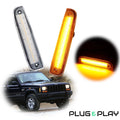 Clear Amber LED Front Side Marker Lights for Jeep Cherokee (1997–2001)