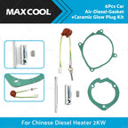 6Pcs Glow Plug Gasket Kit for Chinese Diesel Heater 2KW 12V