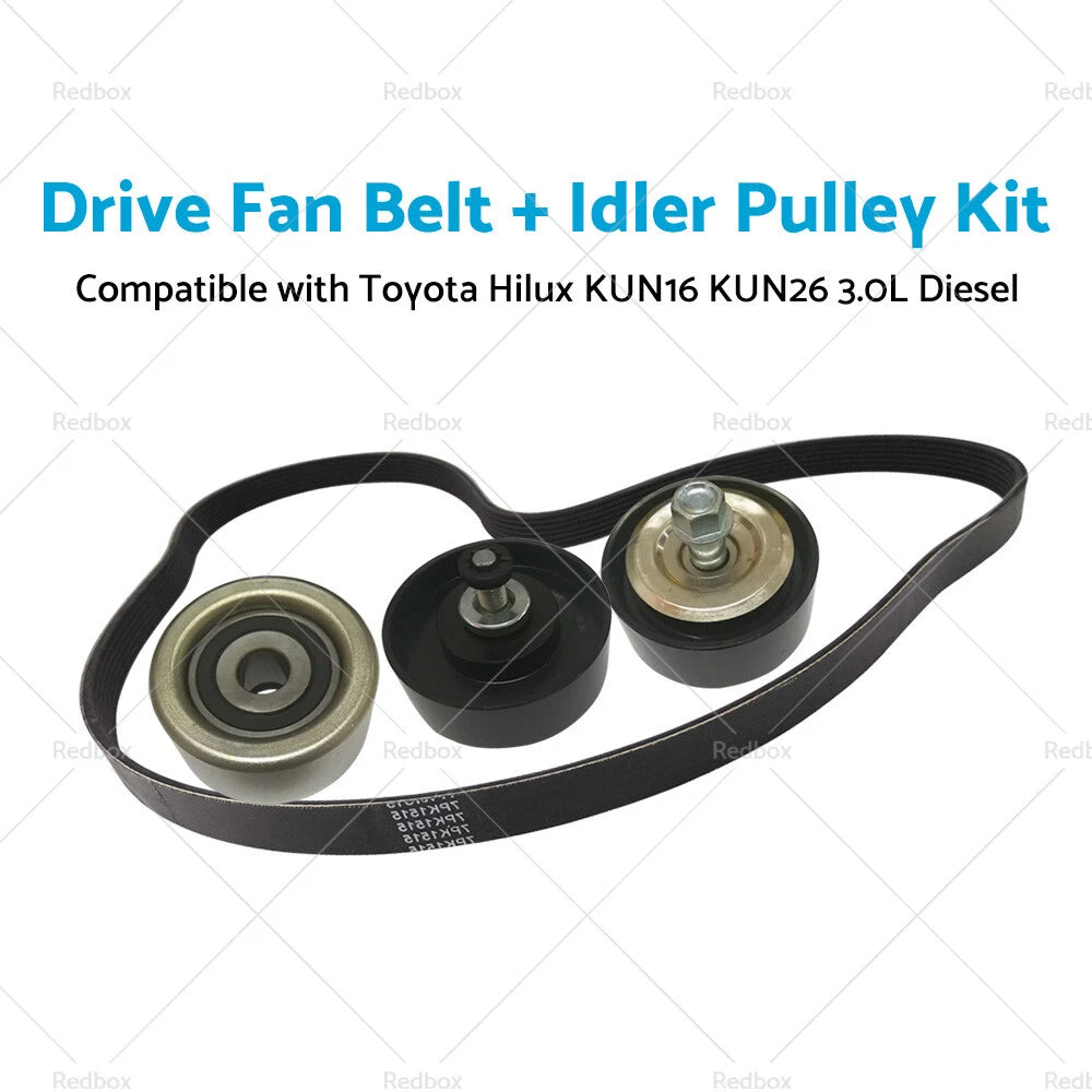 Idler Pulley Kit for Toyota Hilux 3.0 Diesel KUN16 KUN26 (2005–2015)