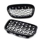Honeycombe Style Front Bumper Grill Mesh Grille Trim for BMW 1 Series (2011–2014)
