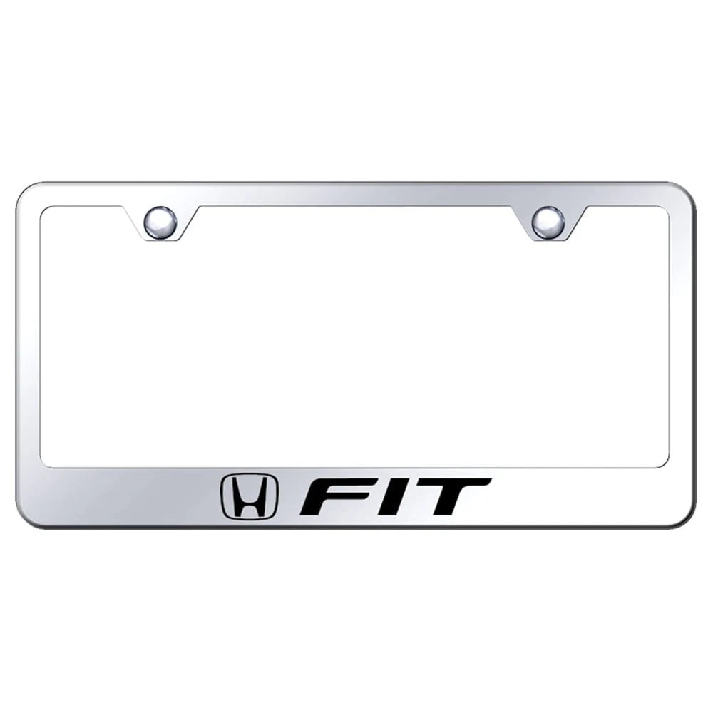 Stainless Steel License Plate Frame - Officially Licensed for Honda Fit