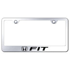 Stainless Steel License Plate Frame - Officially Licensed for Honda Fit