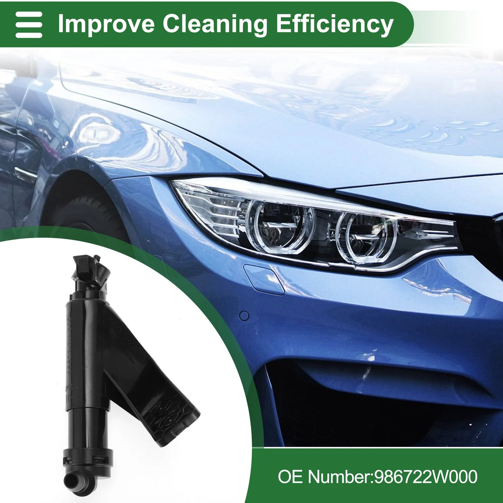 Front Passenger Side Headlight Washer Nozzle for Hyundai Santa Fe (2013–2018) No. 986722W000