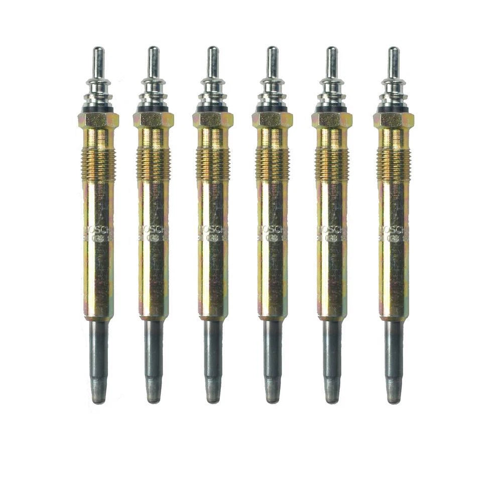 Set of 6 Diesel Glow Plugs for Mercedes Benz W210 E300 (1996–1999)