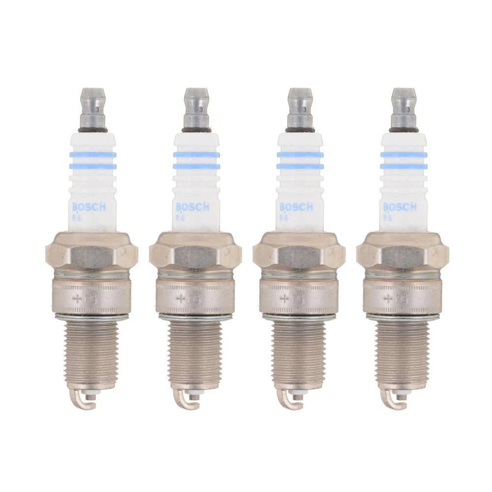 Set of 4 Bosch Super Plus Spark Plugs for BMW Chevy Ford Geo Pontiac Toyota (L4)