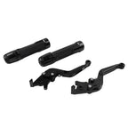 Black Extendable Brake Clutch Lever Grip for BMW F800GS/ADV (2008-2018)