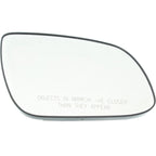 Passenger Mirror Glass for Kia Forte (2010–2013) with Backing Plate