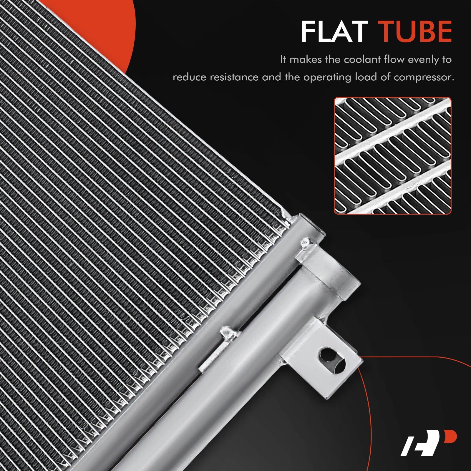 A/C Condenser with Bracket & Receiver Drier for Jeep Wrangler Gladiator (2018-2023)