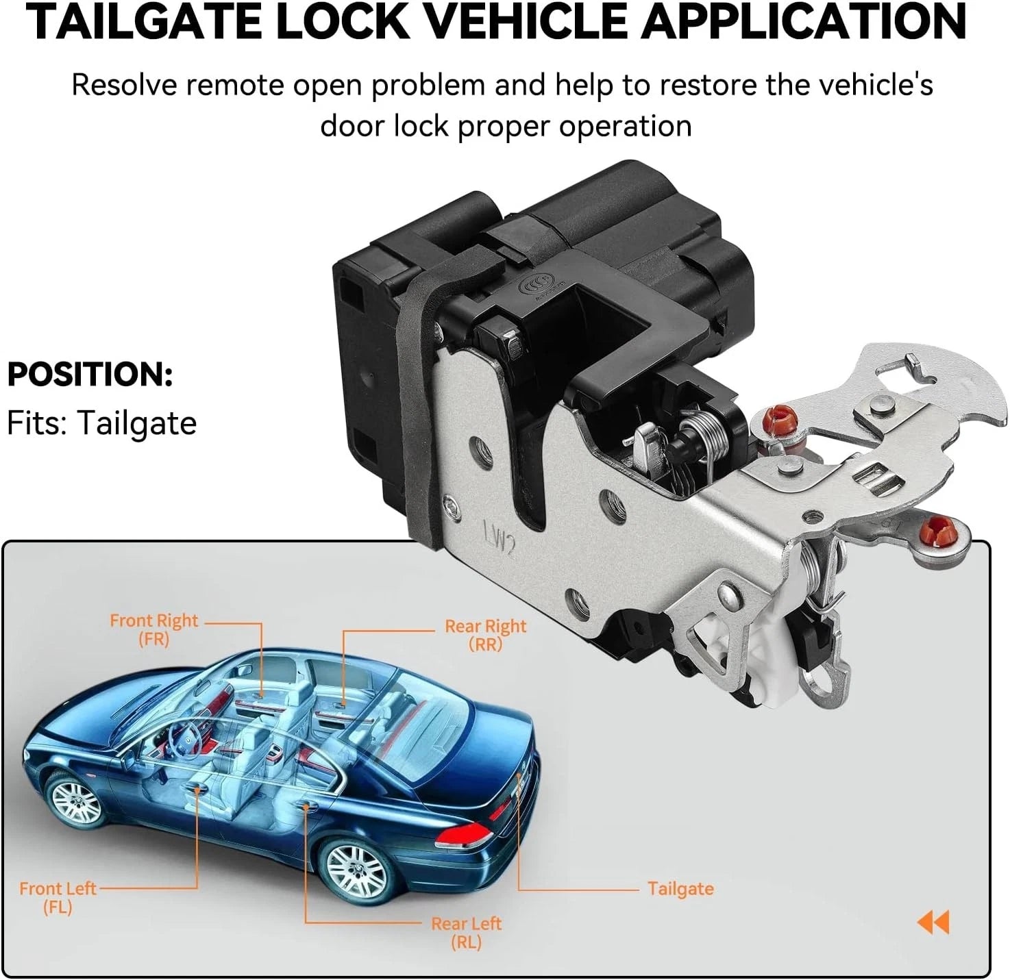Front Left Door Lock Actuator for GMC Yukon XL (2007–2014)