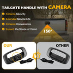 Metal Tailgate Handle Backup Camera for Chevy Silverado GMC Sierra (1999-2007)