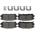 Rear Ceramic Brake Pads Kit for GMC Terrain, Pontiac Torrent, Chevrolet Equinox (2009–2017)