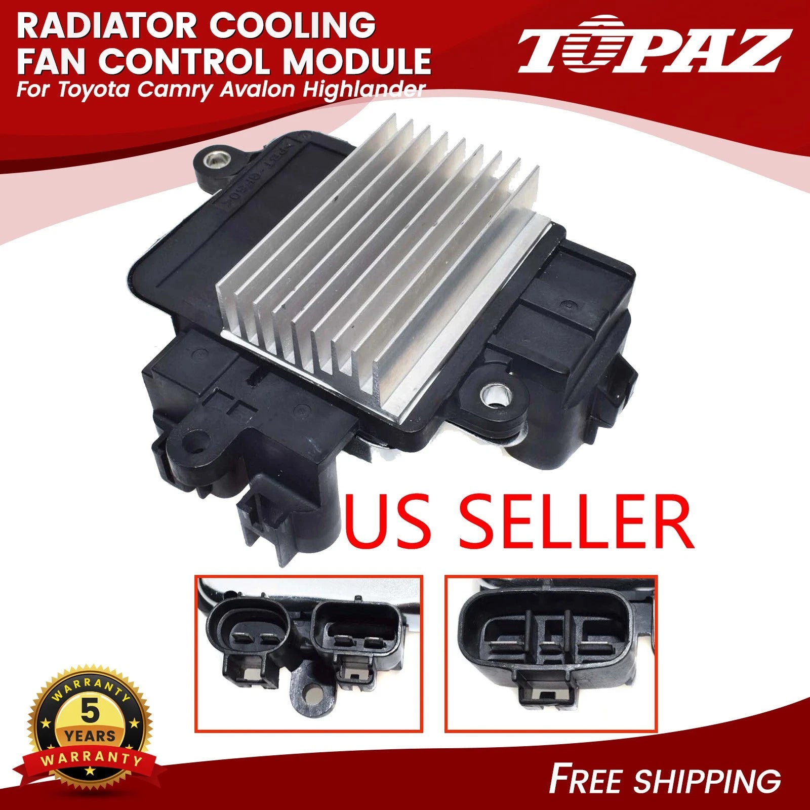 Cooling Fan Control Module for Toyota Camry Avalon Highlander 