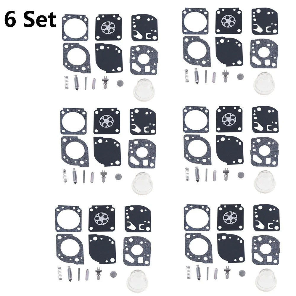 6x Carburetor Gasket Kit for Poulan Ryobi Homelite Zama C1U-W19 RB-117