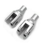 Chrome Footpeg Footrest Adapter for Harley FXBB FXBR FXBRS FXLR (2018–2023)