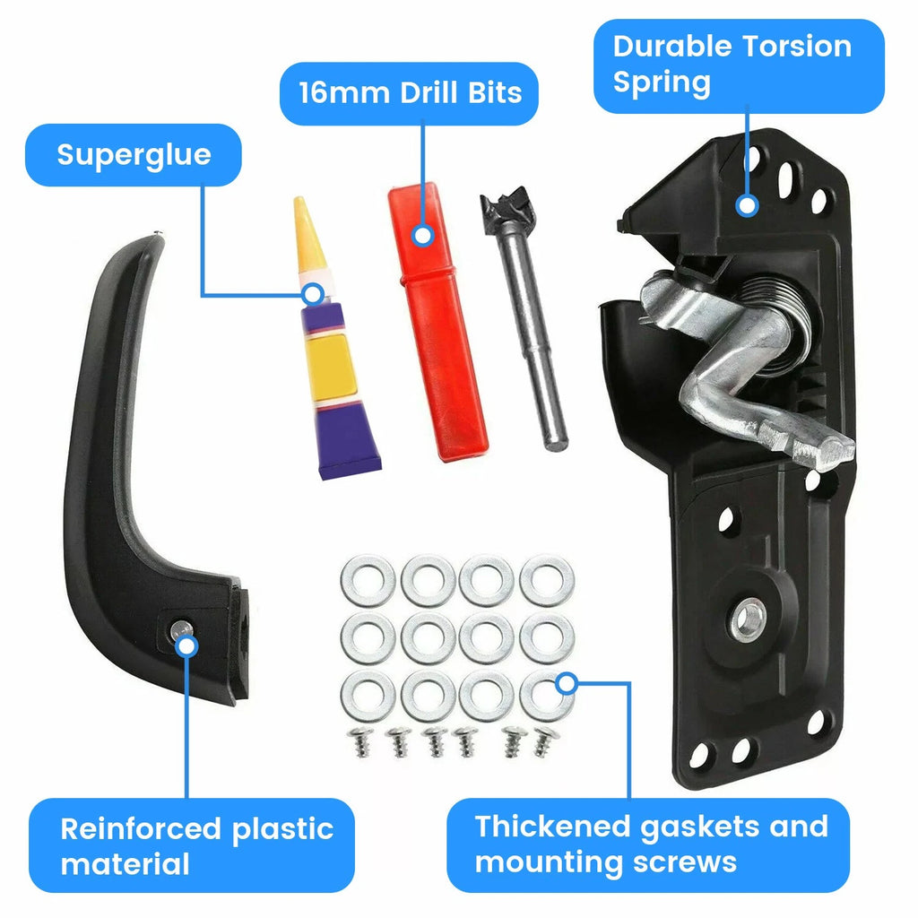 Door Handle Repair Kit Interior LH for Chevy Silverado GMC Sierra (2007–2013)