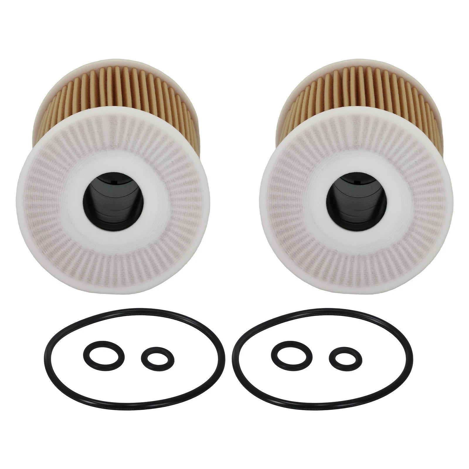 2X Oil Filter for Volkswagen Passat 2.0L I4 Diesel (2012-2014)