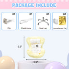Air Vent Safety Seat Accessory for Plush Dolls for Yellow Mini (-)
