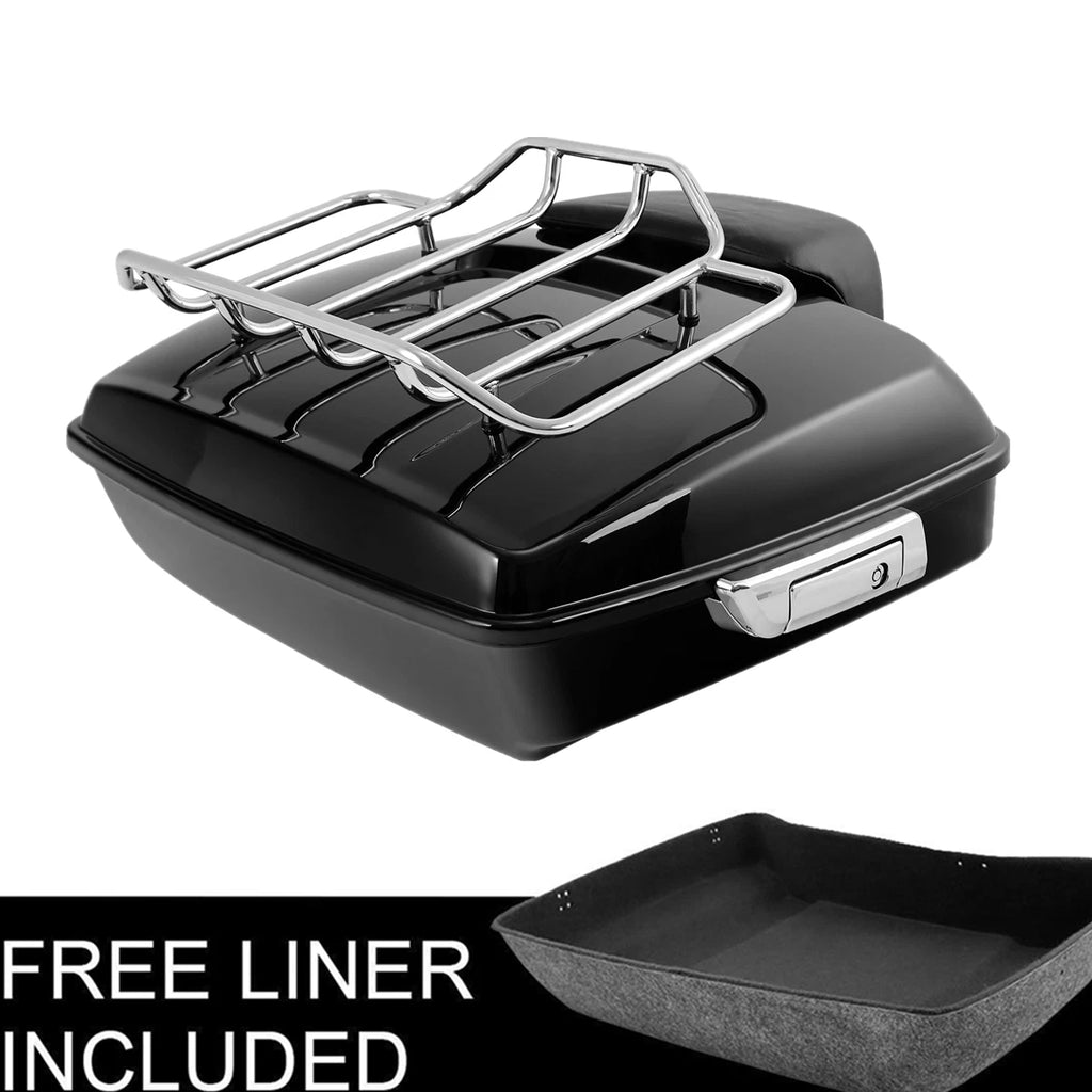 Chopped Trunk Luggage Backrest Pad for Harley Touring Road Glide (2014–2023)