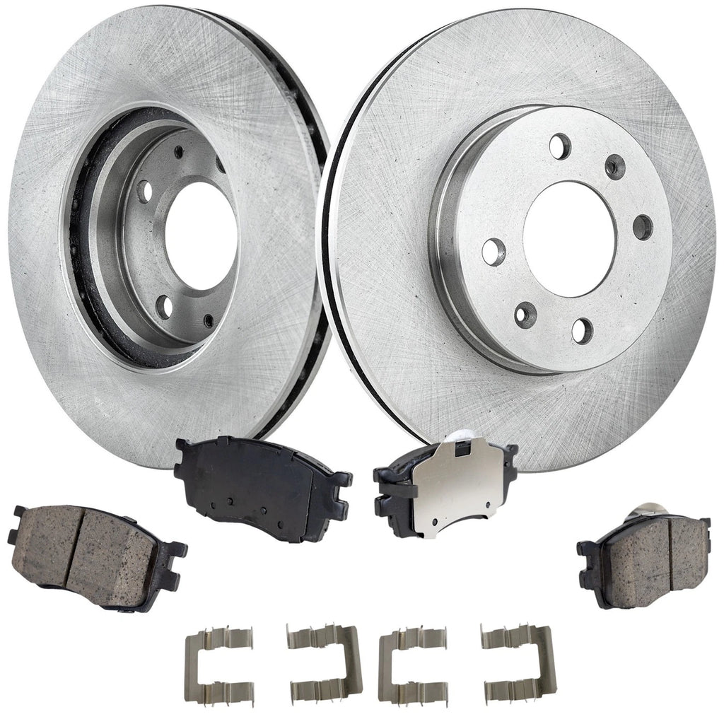 Front Brake Disc and Pad Kit for Hyundai Accent (2006–2011)