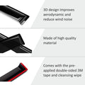 Set of 4 Vent Rain Deflectors for Toyota Corolla 4DR Sedan (2020–2025)