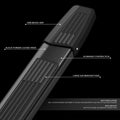 Pair of 6" Aluminum Side Step Bars for Silverado Sierra Crew Cab (2019–2022)