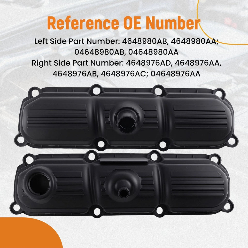 2X Valve Cover Assembly with Gaskets for Jeep Wrangler (2007-2011)