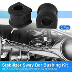 2X Stabilizer Sway Bar Bushing Kit for Dodge Dakota (2005) No.K7353 Rubber Black