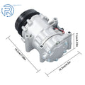 A/C Compressor with Clutch TRS090 for Honda Civic (1994–2000), CR-V (1997–2001)