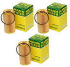 Set of 3 Engine Oil Filters for VW Beetle Bora Eos Golf Jetta Audi A3 (2000–2023)