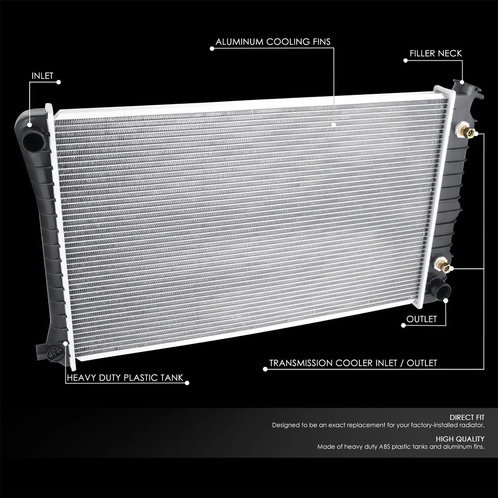 Aluminum Cooling Radiator 921 for Oldsmobile Delta 88 Toronado Riviera LeSabre (1986–1993)