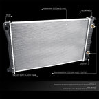 Aluminum Cooling Radiator 921 for Oldsmobile Delta 88 Toronado Riviera LeSabre (1986–1993)