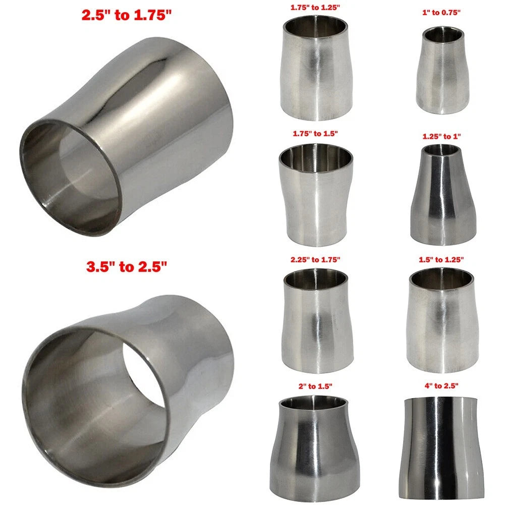 Sanitary Pipe Fitting Reducer Adapter for Stainless Steel 316 (1 2 3)