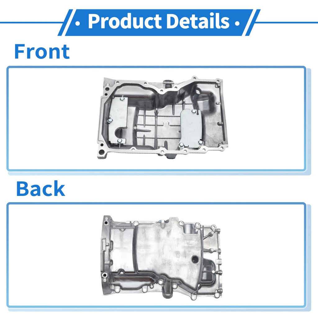 Engine Oil Pan for Ford Fusion L4 2.3L (2006–2010) No.6M8G6675AC