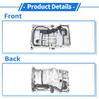 Engine Oil Pan for Ford Fusion L4 2.3L (2006–2010) No.6M8G6675AC