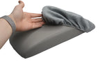 Fleece Console Lid Armrest Cover for Honda Element (2007–2011) Gray