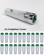 Toggle Switch Extension Set Green Crystal Chrome for Freightliner (2016–2024)