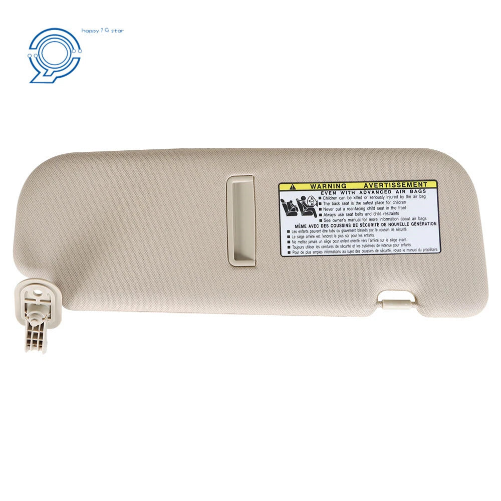 Beige Sun Visor with Makeup Mirror for Hyundai Elantra MD (2011-2015)