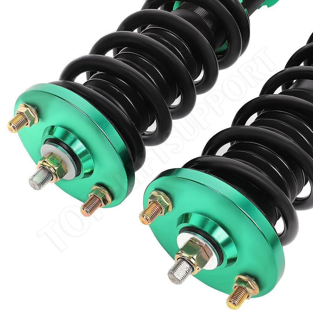 Coilovers for Honda Civic (1993–2000) Adjustable Height Green