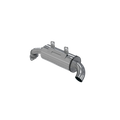 MBRP Single Slip-On Exhaust System for CF-Moto 4.5" Muffler