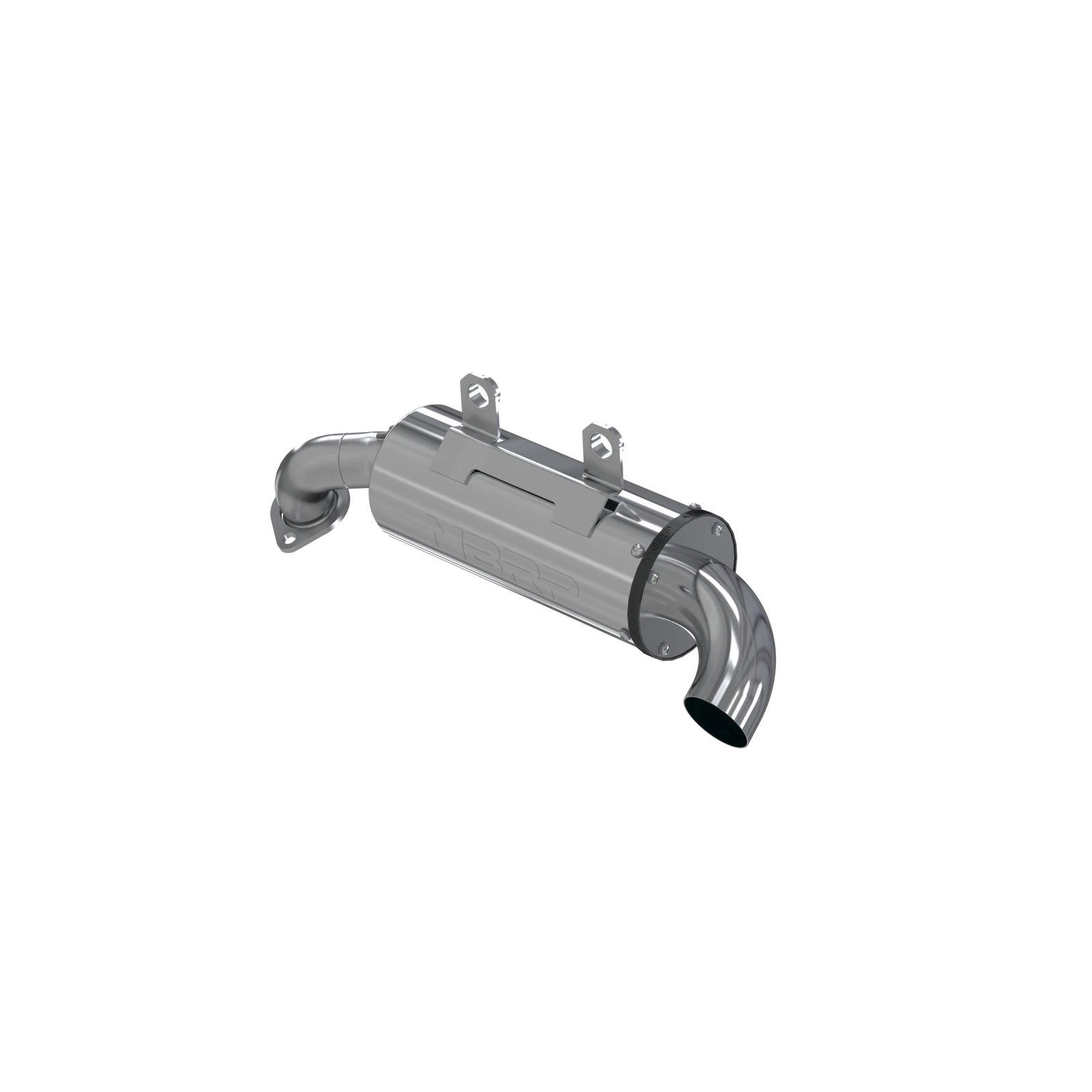 MBRP Single Slip-On Exhaust System for CF-Moto 4.5" Muffler
