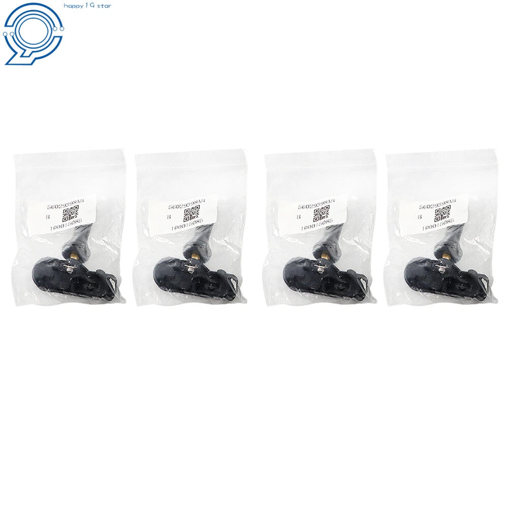 Set of 4 TPMS Tyre Pressure Sensors for Jeep Grand Cherokee (2011–2016)